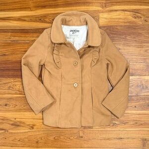 Kids Osh Kosh B’gosh Ruffle Peacoat Size 5T